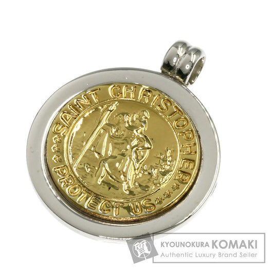 TIFFANY&Co. St. Christopher Pendant top Silver 18K Yellow GoldLadies [Used]