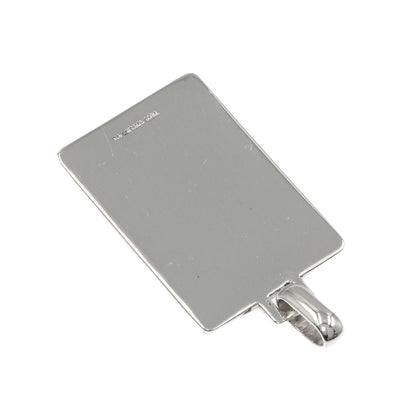 TIFFANY&Co. T logo Pendant top Silver Ladies [Used]