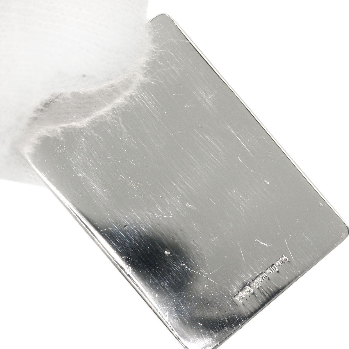 TIFFANY&Co. T logo Pendant top Silver Ladies [Used]