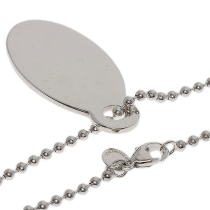 TIFFANY&Co. Return to oval tag Necklace Silver Ladies [Used]