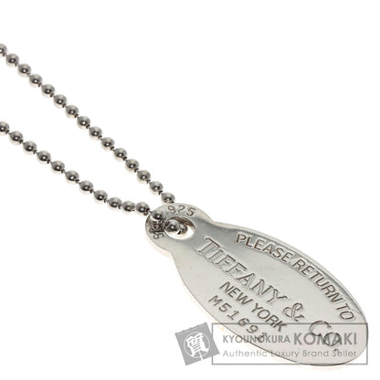 TIFFANY&Co. Return to oval Necklace Silver Ladies [Used]