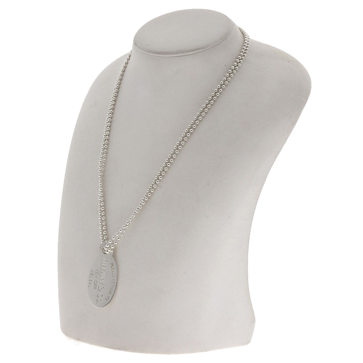 TIFFANY&Co. Return to oval Necklace Silver Ladies [Used]