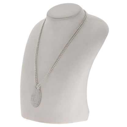 TIFFANY&Co. Return to oval Necklace Silver Ladies [Used]