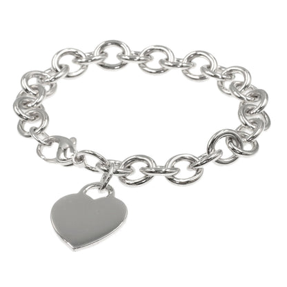 TIFFANY&Co. Return to TIFFANY & Co. Heart tag Bracelet Silver Ladies [Used]