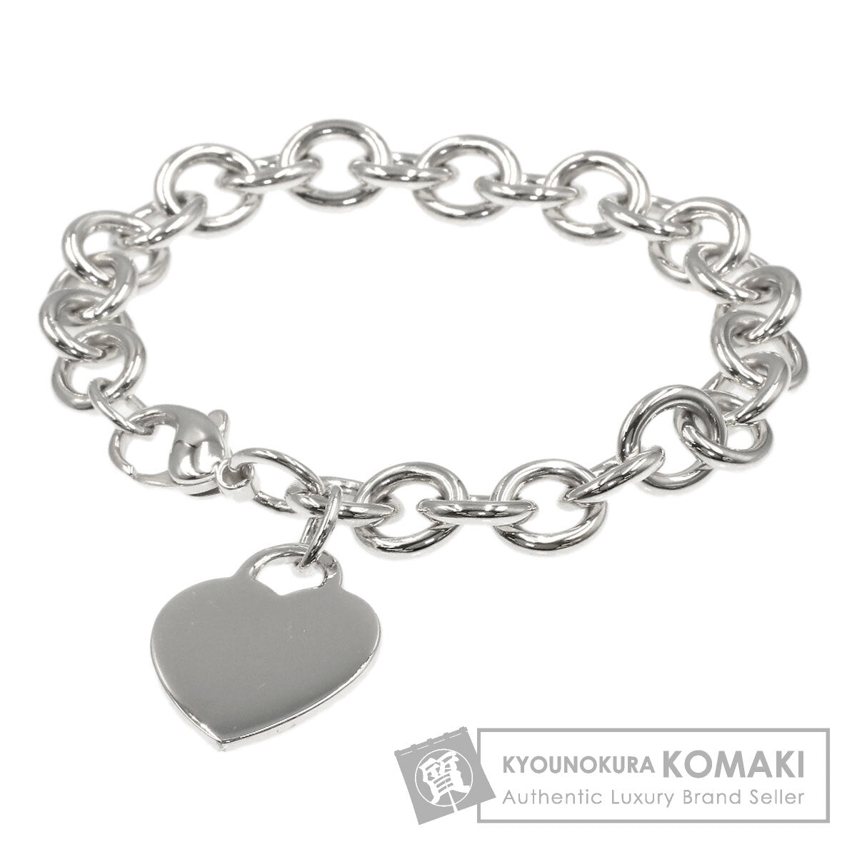 TIFFANY&Co. Return to TIFFANY & Co. Heart tag Bracelet Silver Ladies [Used]