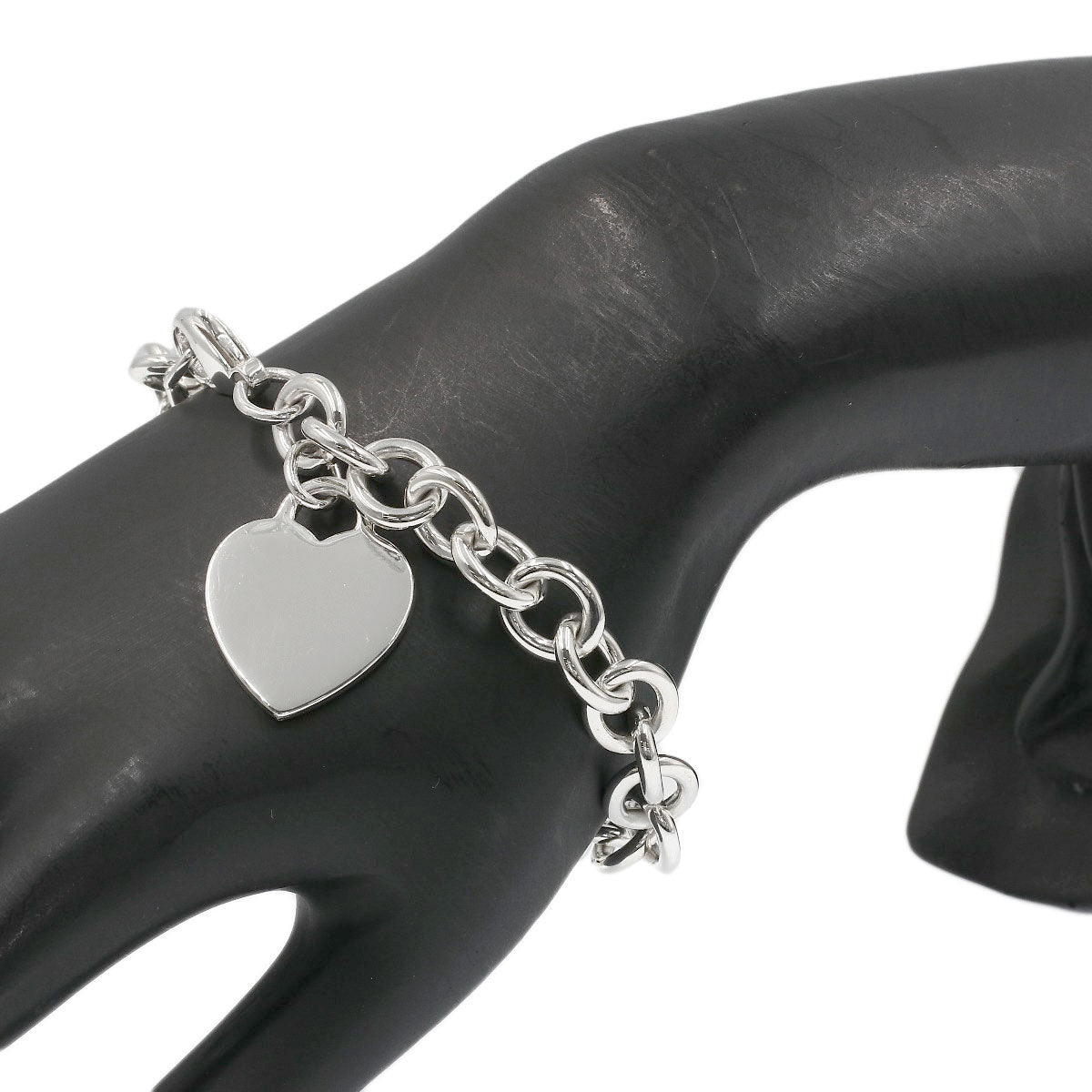 TIFFANY&Co. Return to TIFFANY & Co. Heart tag Bracelet Silver Ladies [Used]