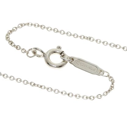 TIFFANY&Co. Double Heart Pink Enamel Necklace Silver Ladies [Used]