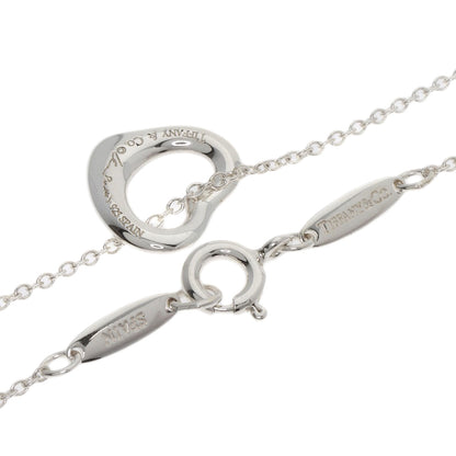 TIFFANY&Co. Open heart Necklace Silver Ladies [Used]