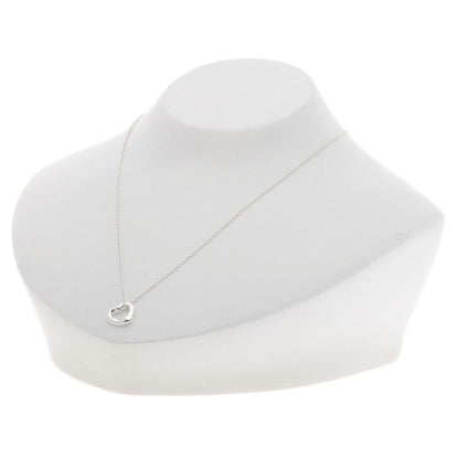 TIFFANY&Co. Open heart Necklace Silver Ladies [Used]