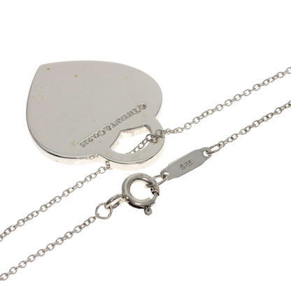 TIFFANY&Co. Notes Heart Necklace Silver Ladies [Used]