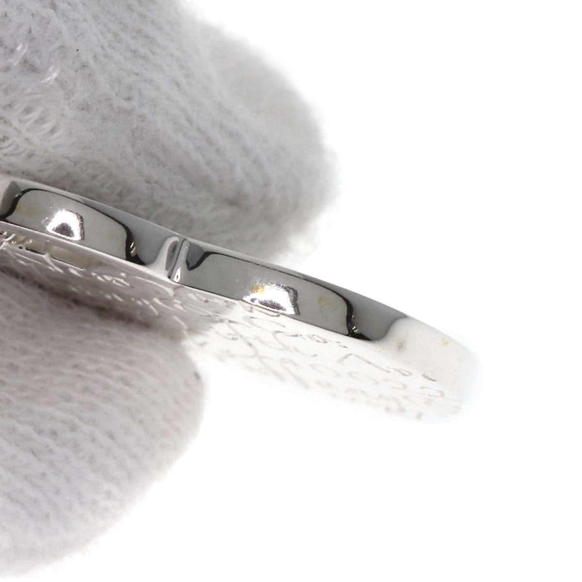 TIFFANY&Co. Notes Heart Necklace Silver Ladies [Used]