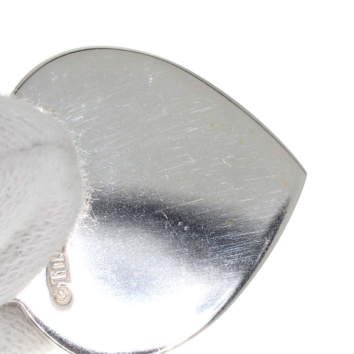 TIFFANY&Co. Notes Heart Necklace Silver Ladies [Used]