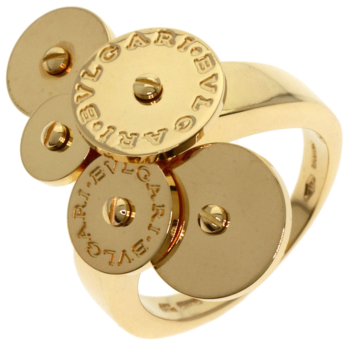 BVLGARI Chicladi Ring K18 Yellow Gold Ladies [Used]
