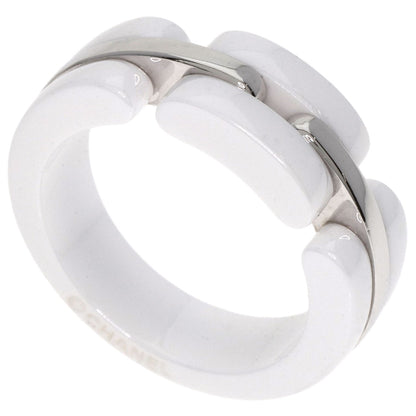 CHANEL Ultra Collection Medium Ring K18 White Gold CeramicLadies [Used]