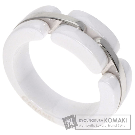 CHANEL Ultra Collection Medium Ring K18 White Gold CeramicLadies [Used]