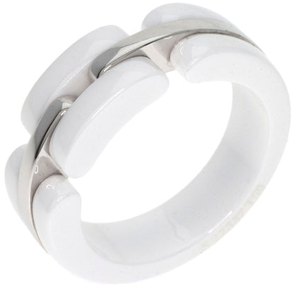 CHANEL Ultra Collection Medium Ring K18 White Gold CeramicLadies [Used]
