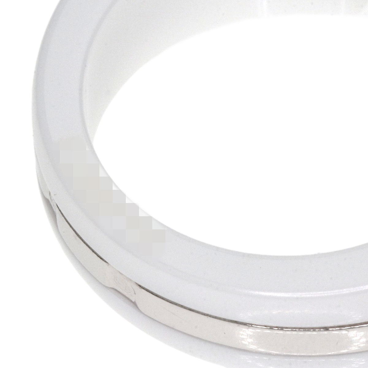 CHANEL Ultra Collection Medium Ring K18 White Gold CeramicLadies [Used]