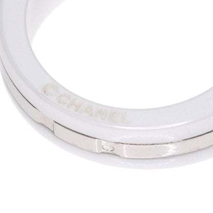 CHANEL Ultra Collection Medium Ring K18 White Gold CeramicLadies [Used]