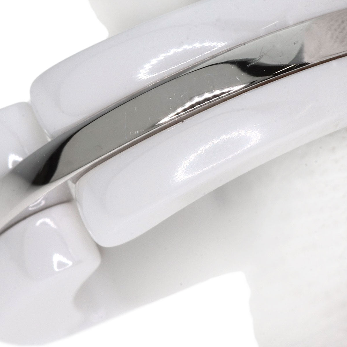 CHANEL Ultra Collection Medium Ring K18 White Gold CeramicLadies [Used]