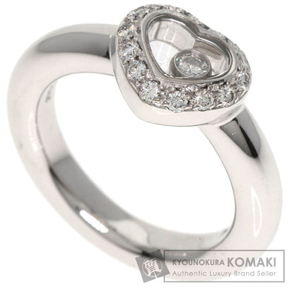 ショパール ハッピーダイヤモンド リング・指輪 K18ホワイトゴールド レディース 【中古】【Chopard】