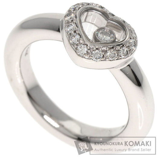 ショパール ハッピーダイヤモンド リング・指輪 K18ホワイトゴールド レディース 【中古】【Chopard】