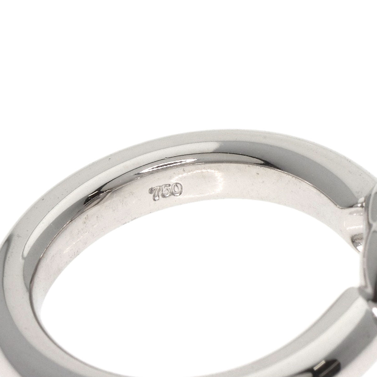 ショパール ハッピーダイヤモンド リング・指輪 K18ホワイトゴールド レディース 【中古】【Chopard】