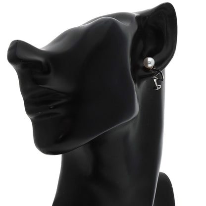 MIKIMOTO Pearl Pearl Earring K14 White Gold Ladies [Used]