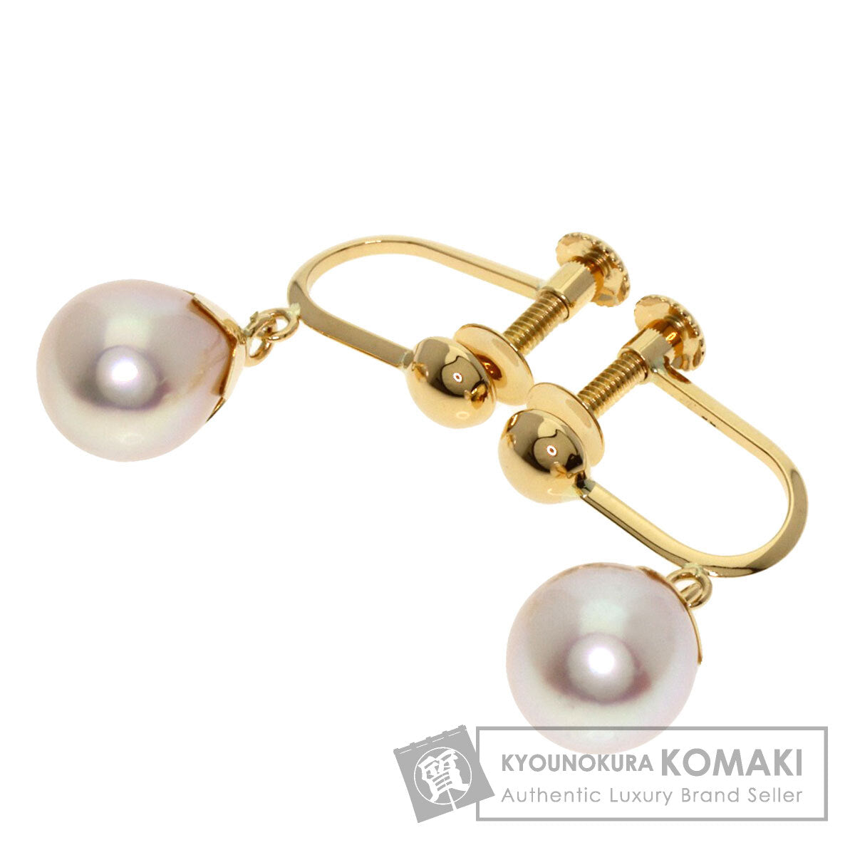 TASAKI   Pearl Pearl Earring  K18 Yellow Gold Ladies [Used]