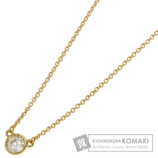 TIFFANY&Co. By The Yard 1P Diamond Necklace K18 Yellow Gold Ladies [Used]