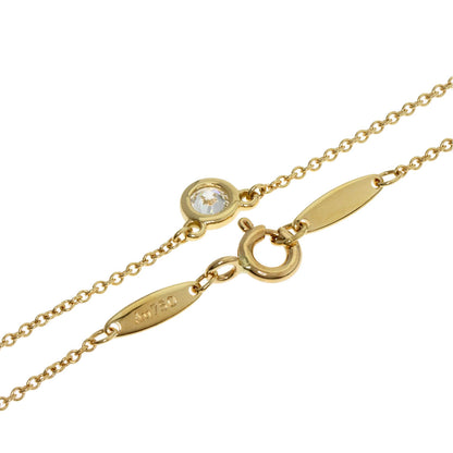 TIFFANY&Co. By The Yard 1P Diamond Necklace K18 Yellow Gold Ladies [Used]