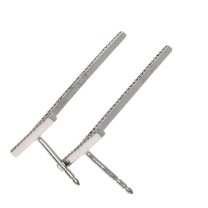 TIFFANY&Co. TWire Diamond earring K18 White Gold Ladies [Used]