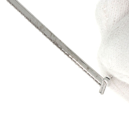 TIFFANY&Co. TWire Diamond earring K18 White Gold Ladies [Used]