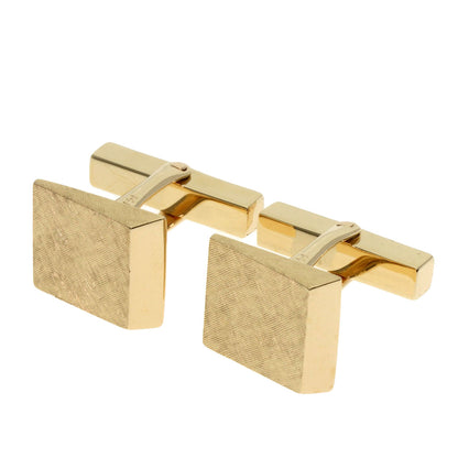TIFFANY&Co. Square motif cuffs K14 Yellow Gold mens [Used]