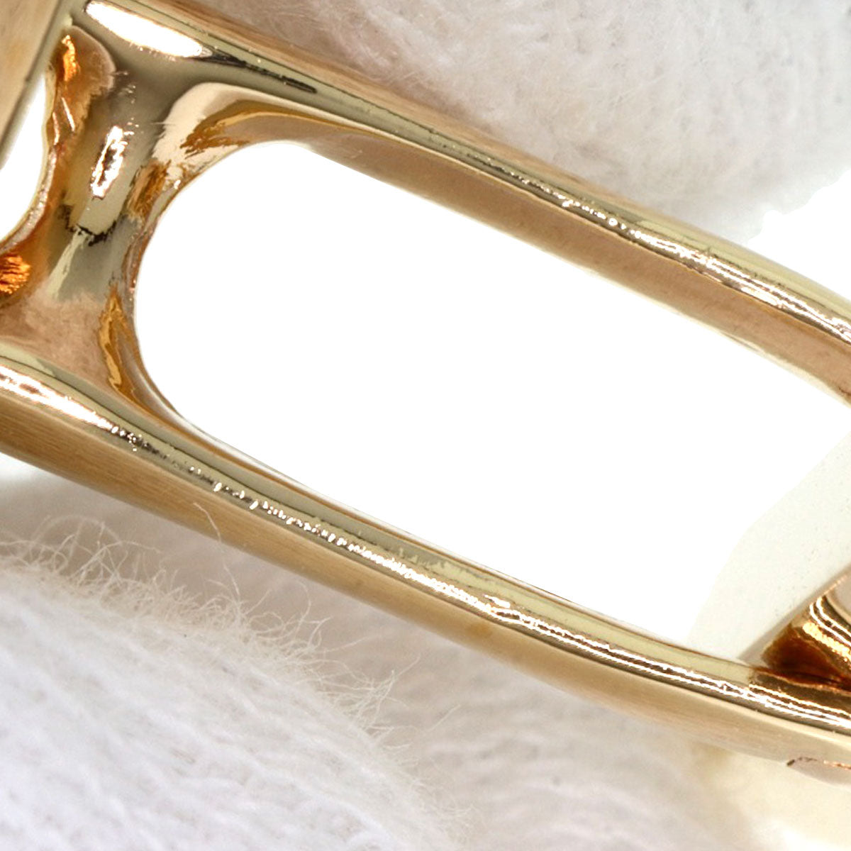 TIFFANY&Co. Square motif cuffs K14 Yellow Gold mens [Used]