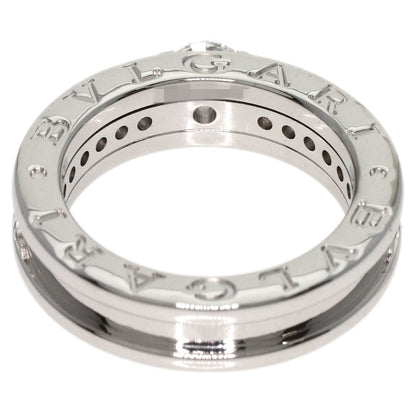 BVLGARI B.zero1 1 band Diamond #48 Ring K18 White Gold Ladies [Used]