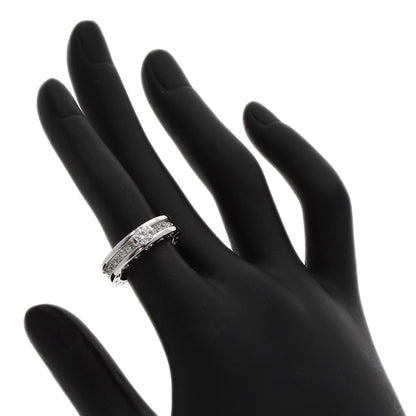 BVLGARI B.zero1 1 band Diamond #48 Ring K18 White Gold Ladies [Used]