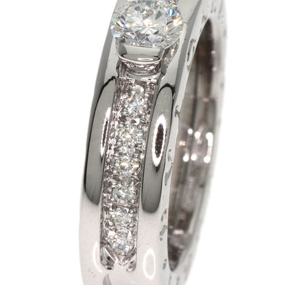 BVLGARI B.zero1 1 band Diamond #48 Ring K18 White Gold Ladies [Used]