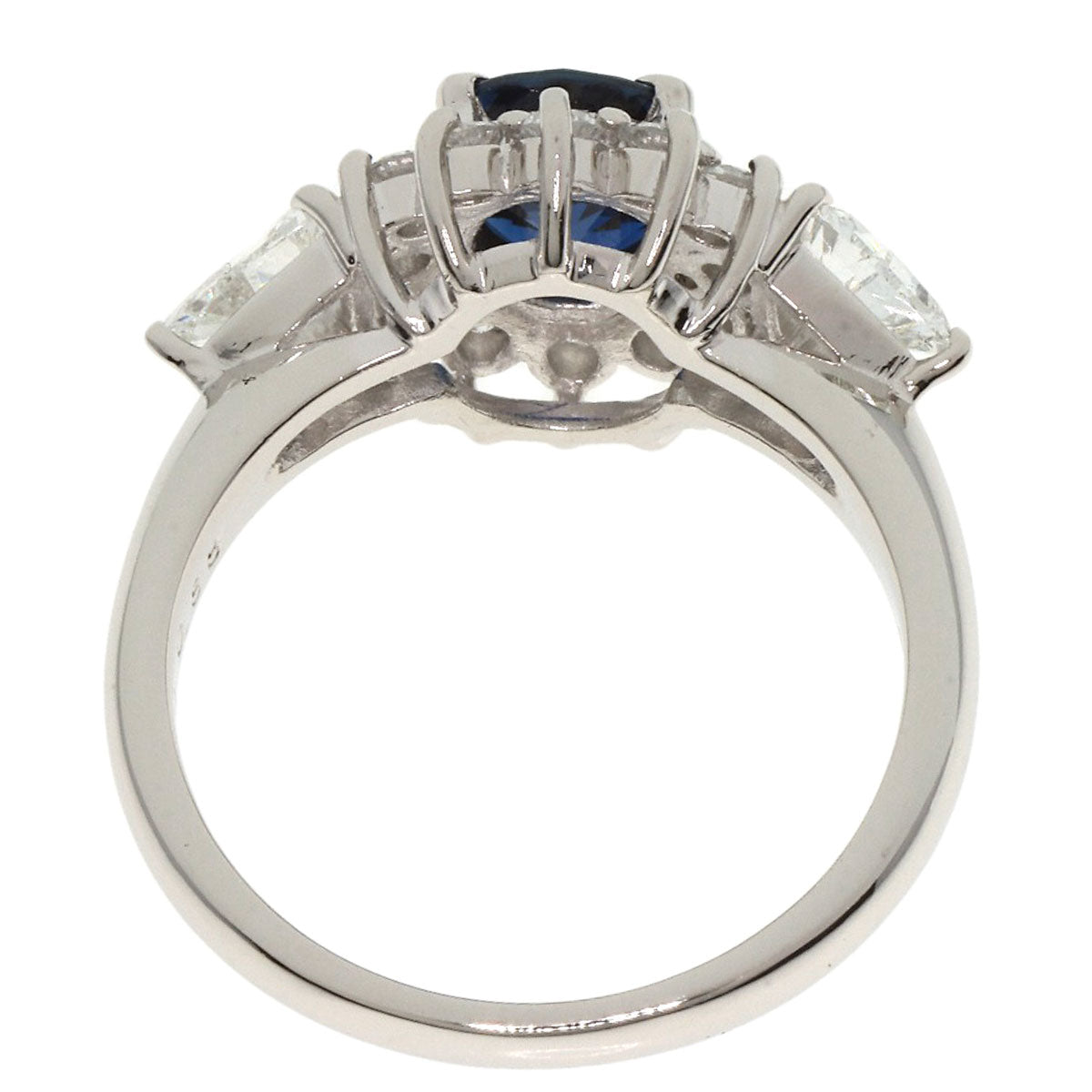 TASAKI Sapphire Diamond Ring Platinum PT900 Ladies [Used]
