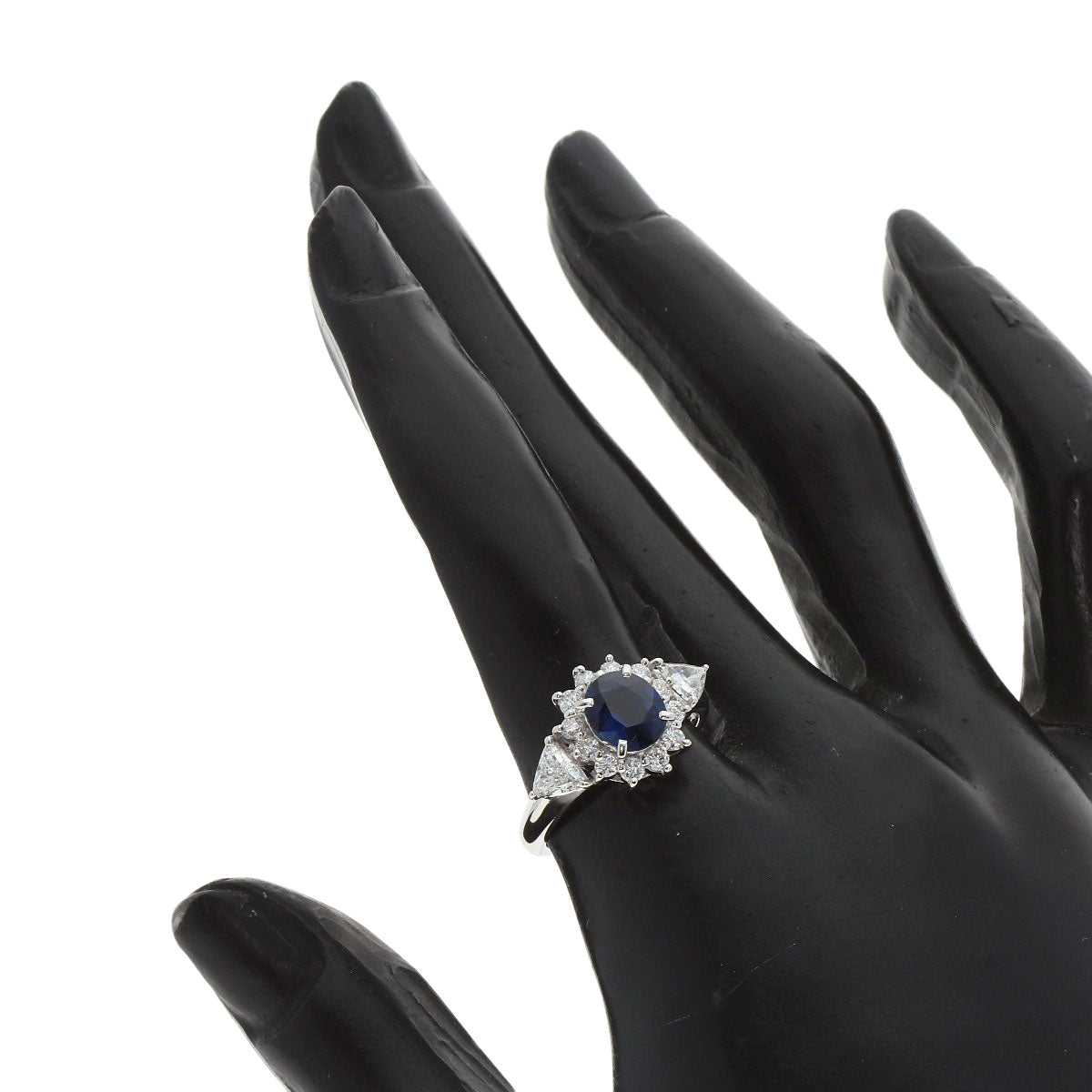 TASAKI Sapphire Diamond Ring Platinum PT900 Ladies [Used]