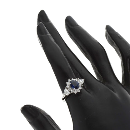 TASAKI Sapphire Diamond Ring Platinum PT900 Ladies [Used]