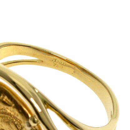 PIAGET Hans Erni coin Ring K18 Yellow Gold K24YGLadies [Used]