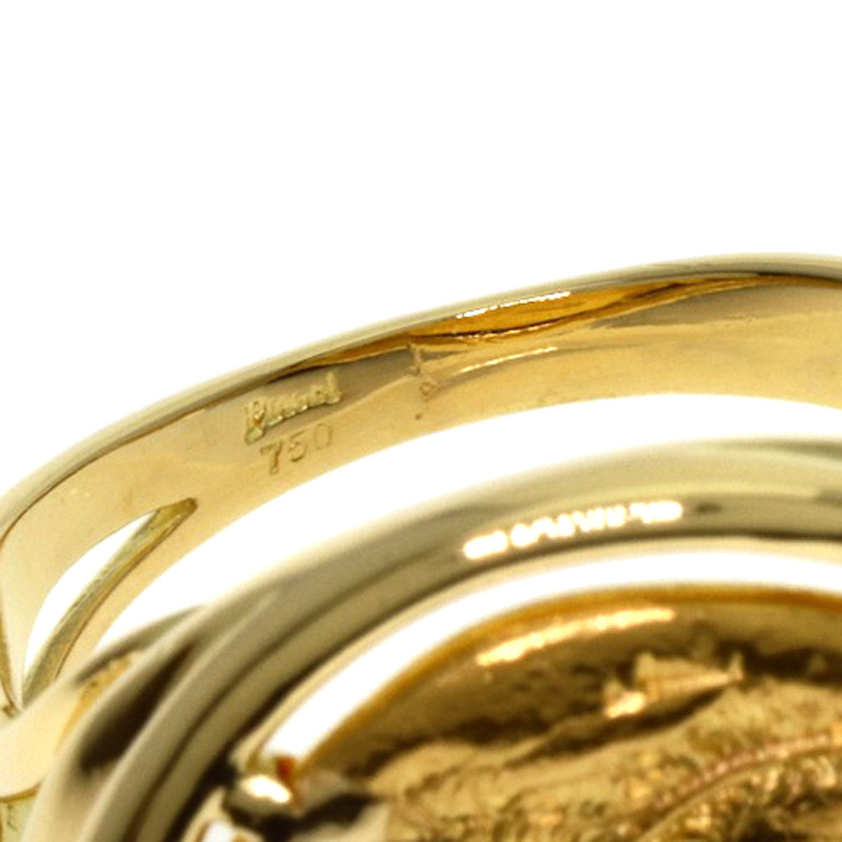 PIAGET Hans Erni coin Ring K18 Yellow Gold K24YGLadies [Used]