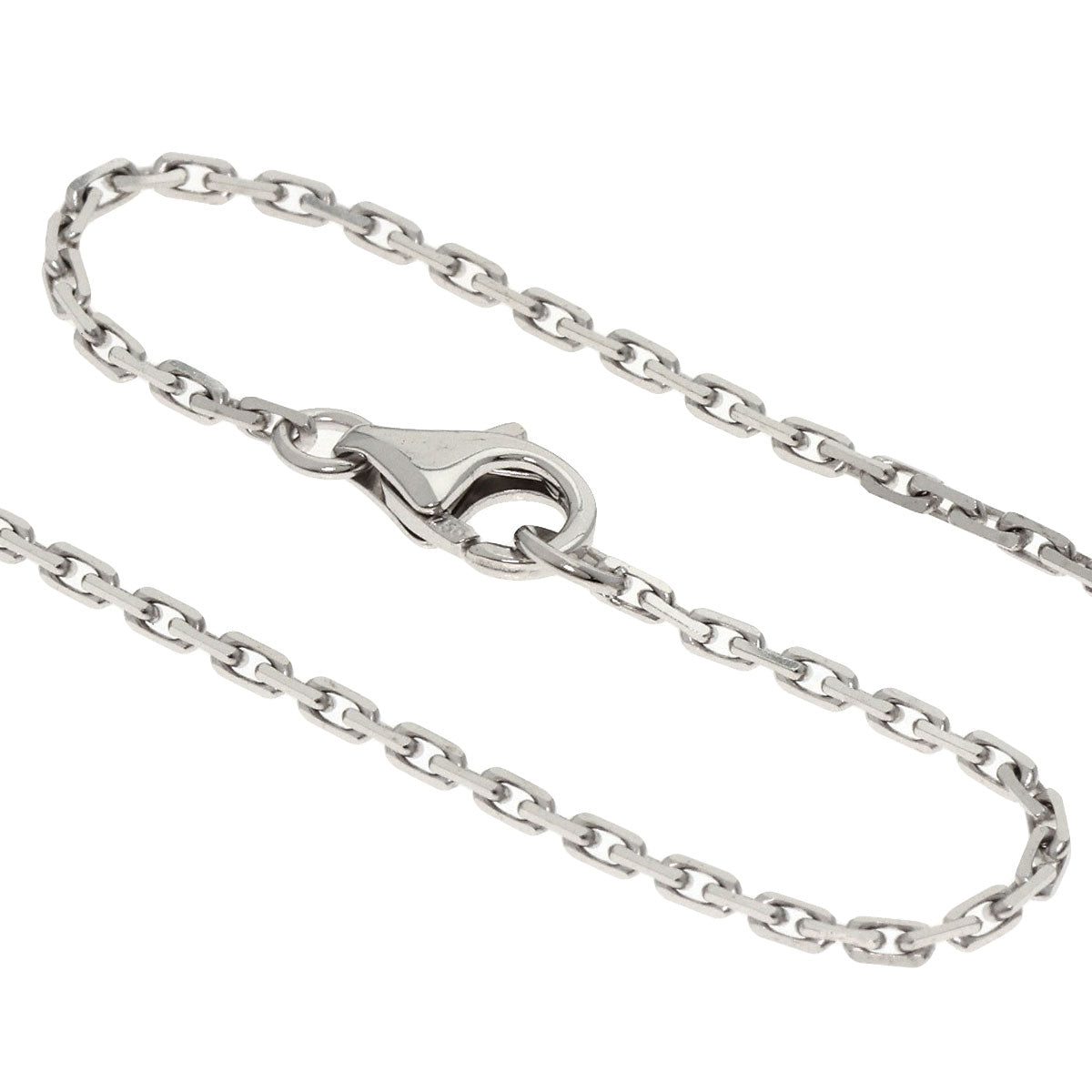 CARTIER Baby Love Diamond Necklace K18 White Gold Ladies [Used]