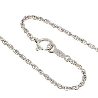 MIKIMOTO Alexandrite Diamond Necklace K18 White Gold Ladies [Used]