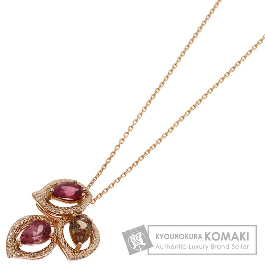 TASAKI Garnet Necklace Sakura Gold Ladies [Used]