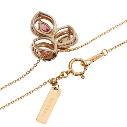 TASAKI Garnet Necklace Sakura Gold Ladies [Used]