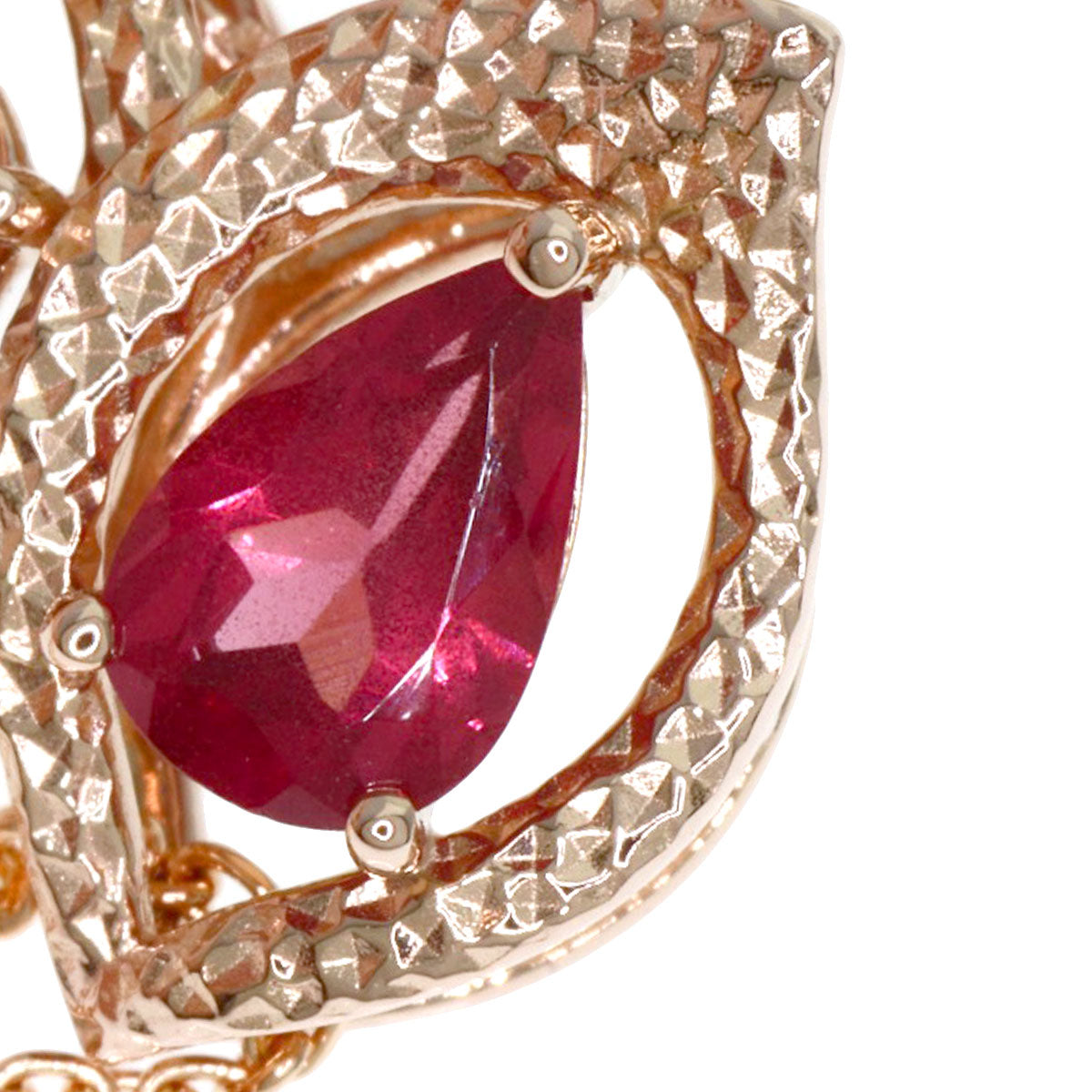 TASAKI Garnet Necklace Sakura Gold Ladies [Used]
