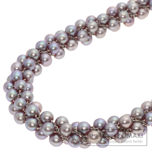 TASAKI Flora Pearl Pearl Necklace K18 White Gold Ladies [Used]