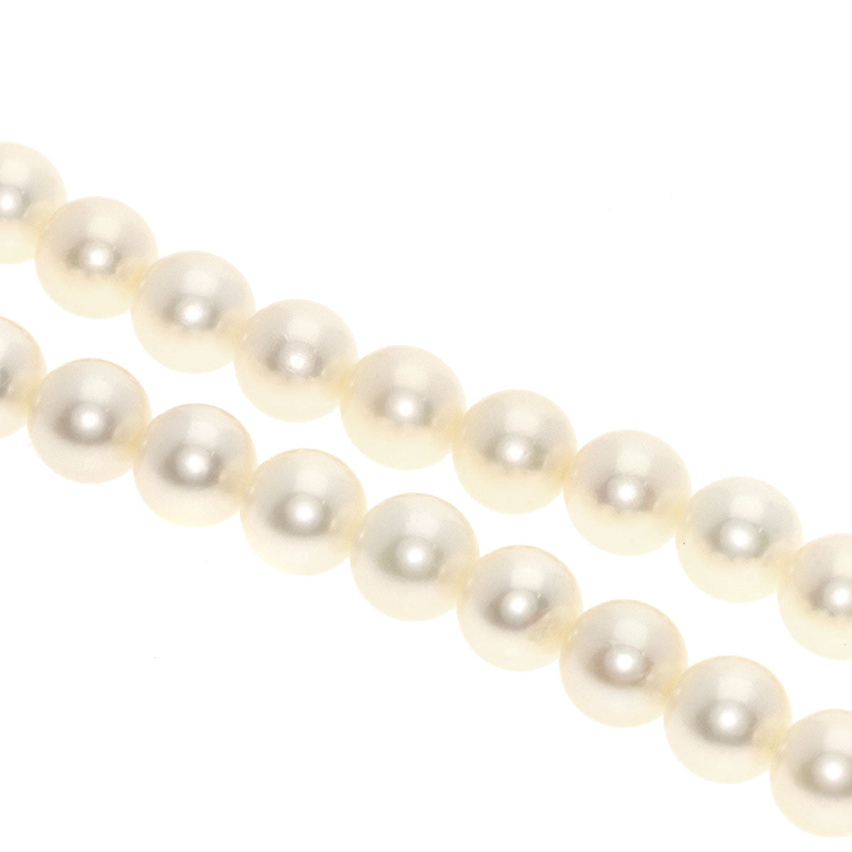 MIKIMOTO Akoya Pearl Pearl Necklace Silver Ladies [Used]