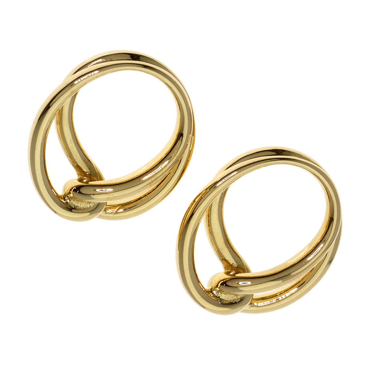 MIKIMOTO Pearl Pearl Diamond replacement charm included Earring K18 Yellow Gold Ladies [Used]